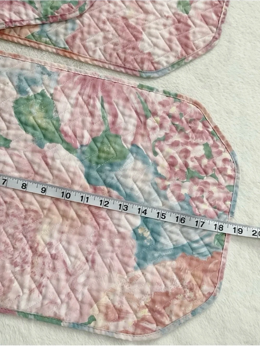 Vintage quilted floral